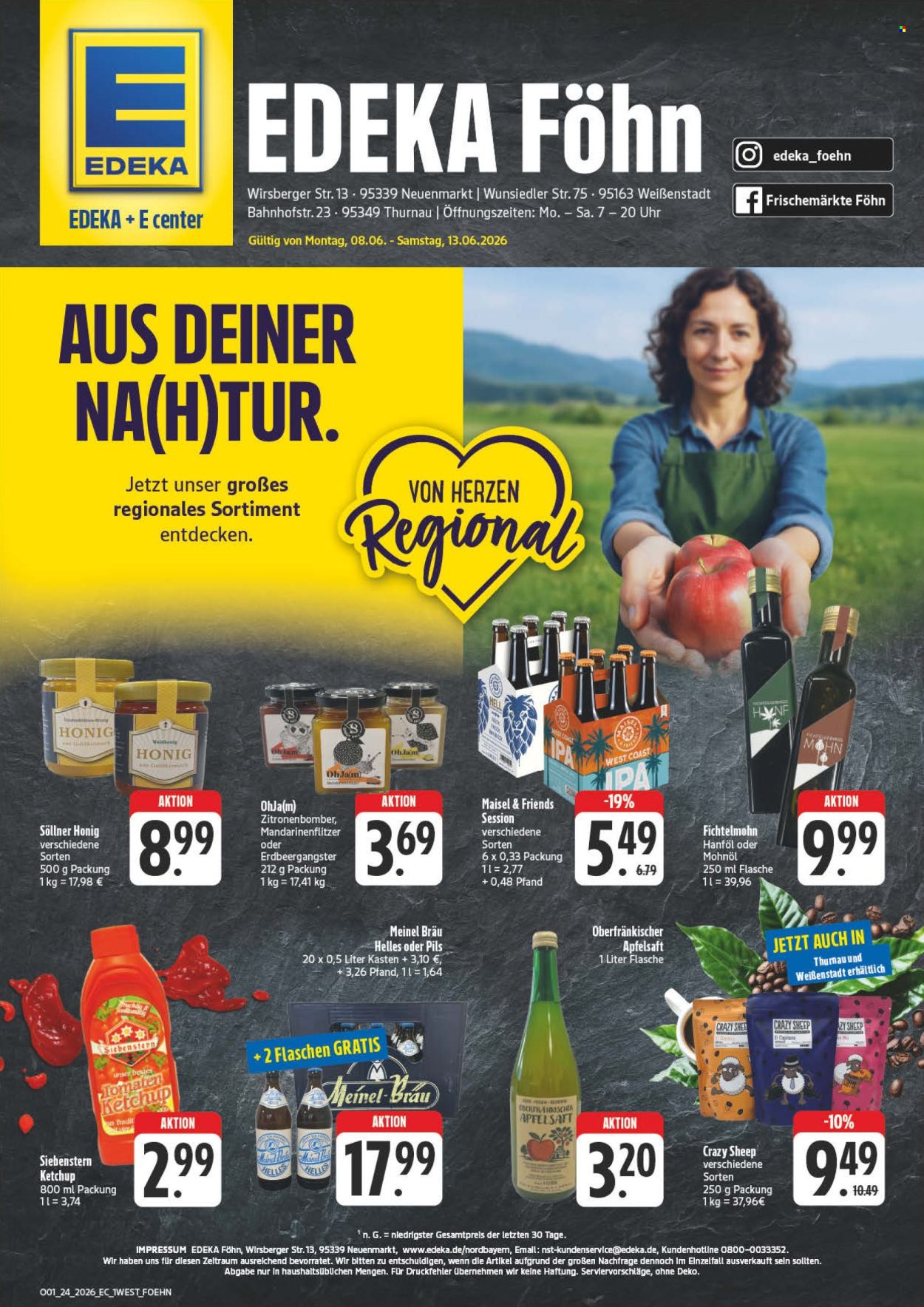 Leták Edeka - 8.6.2026 - 13.6.2026. Strana 2