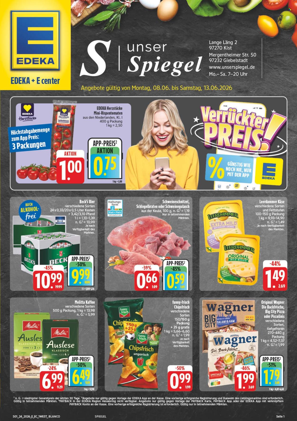 Leták Edeka - 8.6.2026 - 13.6.2026. Strana 1