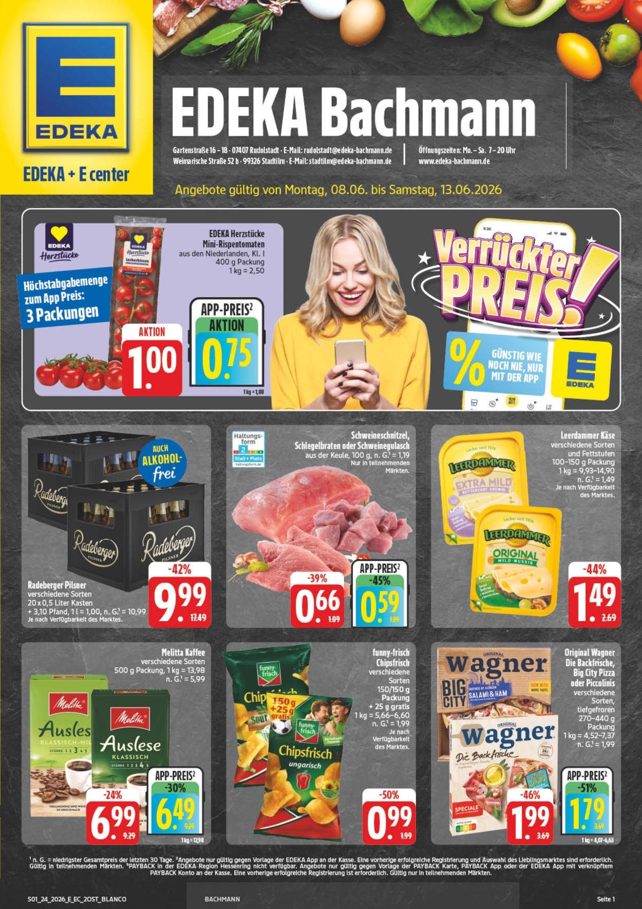 Leták Edeka - 8.6.2026 - 13.6.2026. Strana 1