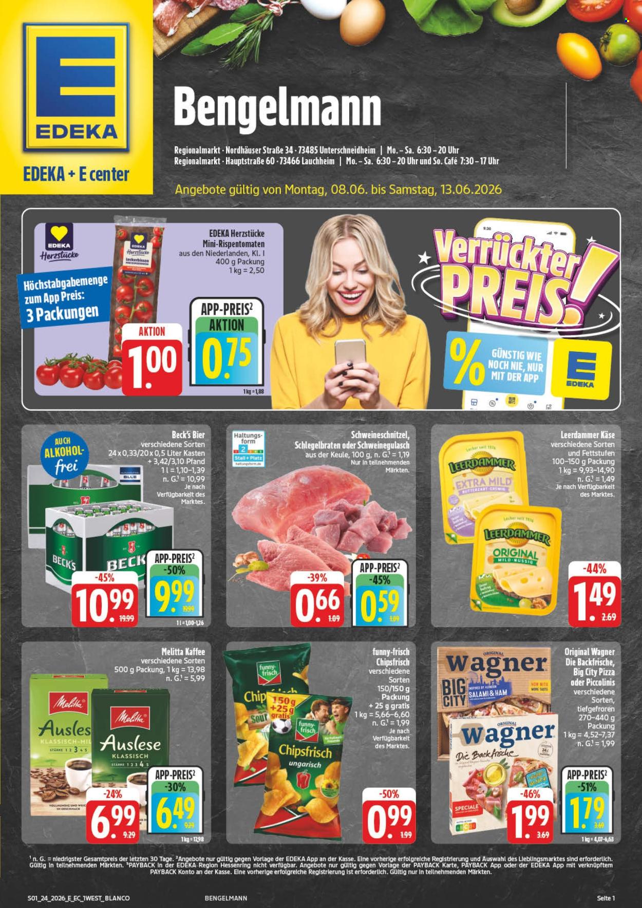 Leták Edeka - 8.6.2026 - 13.6.2026. Strana 1