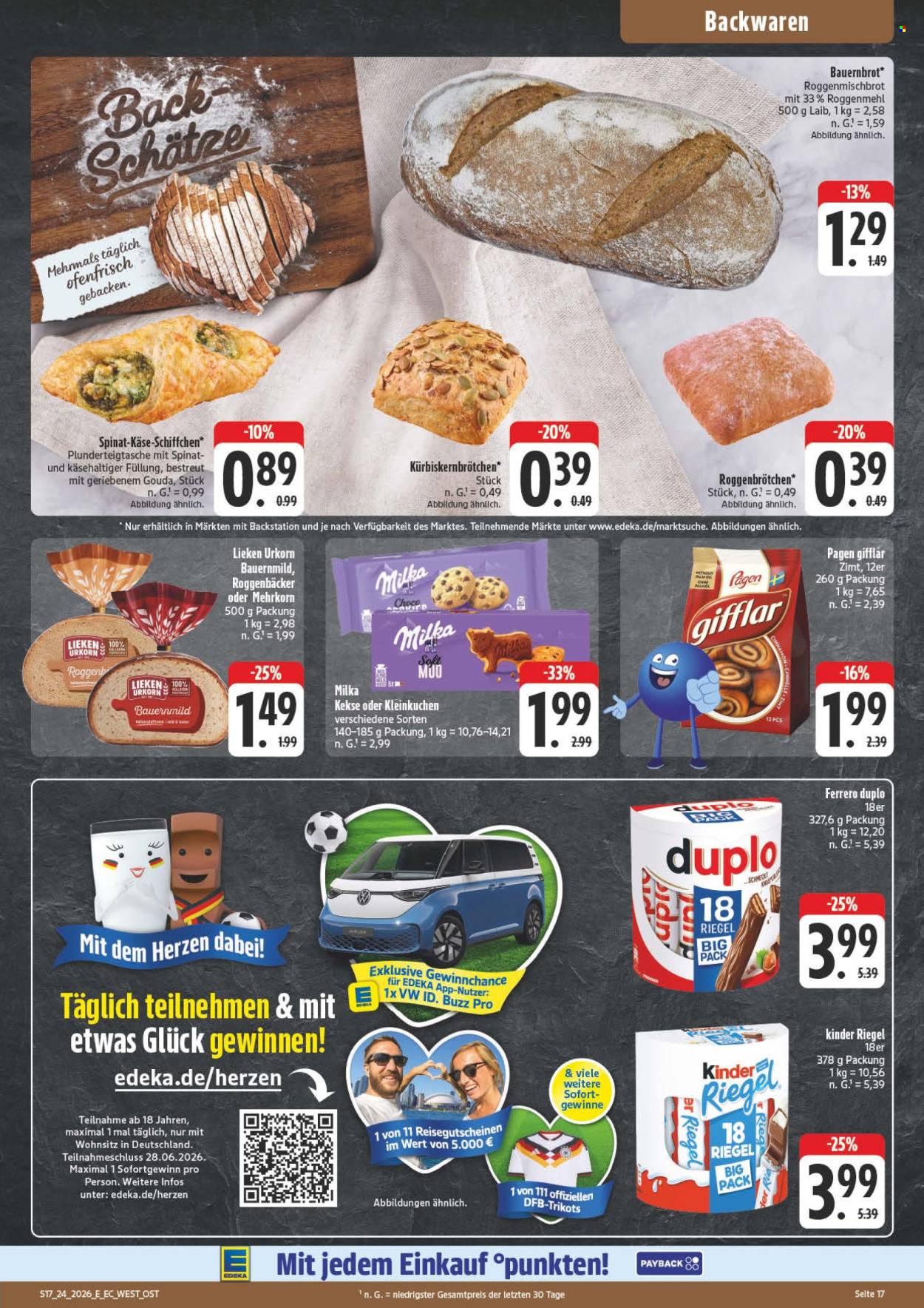 Leták Edeka - 8.6.2026 - 13.6.2026. Strana 17