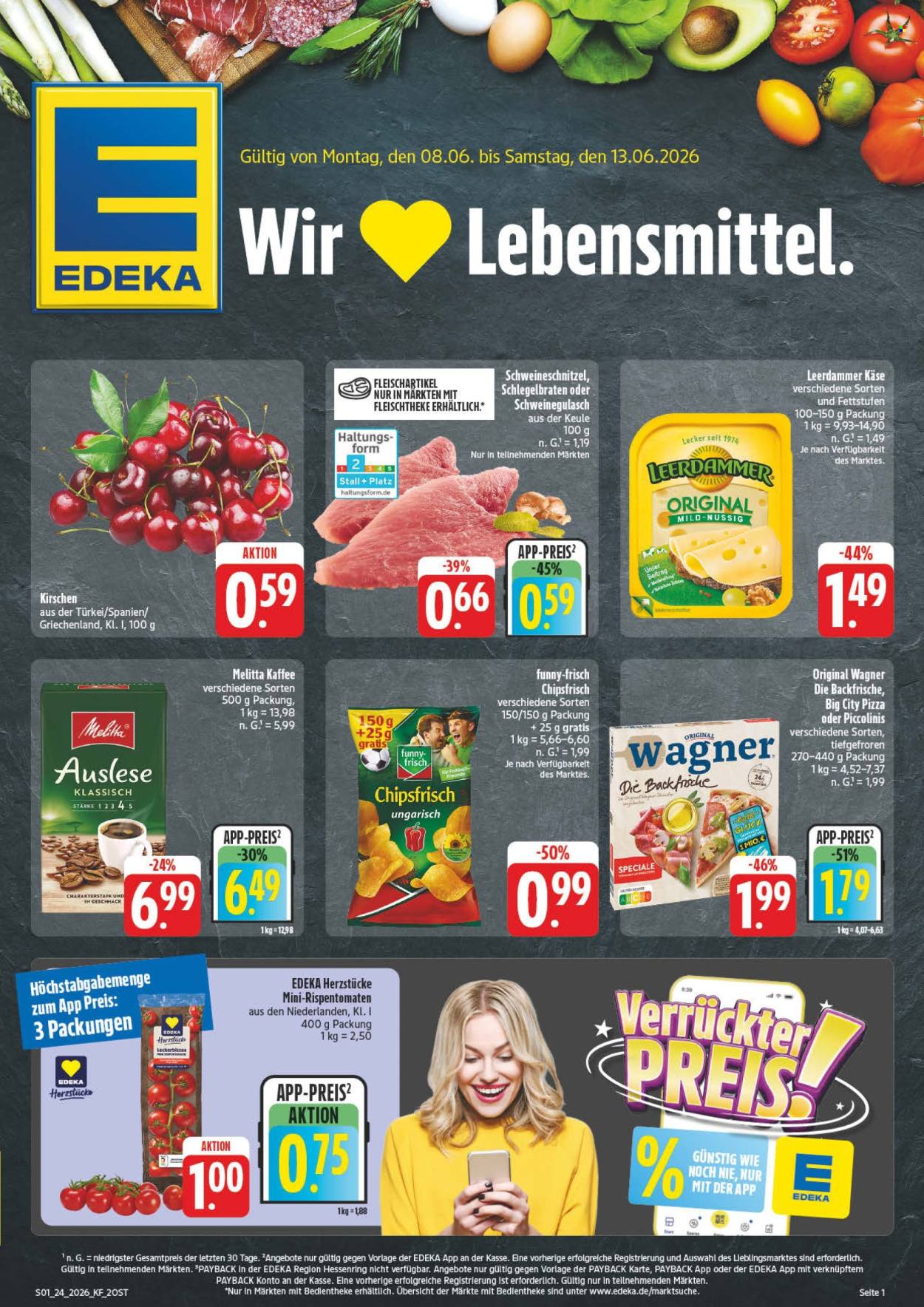 Leták Edeka - 8.6.2026 - 13.6.2026. Strana 1