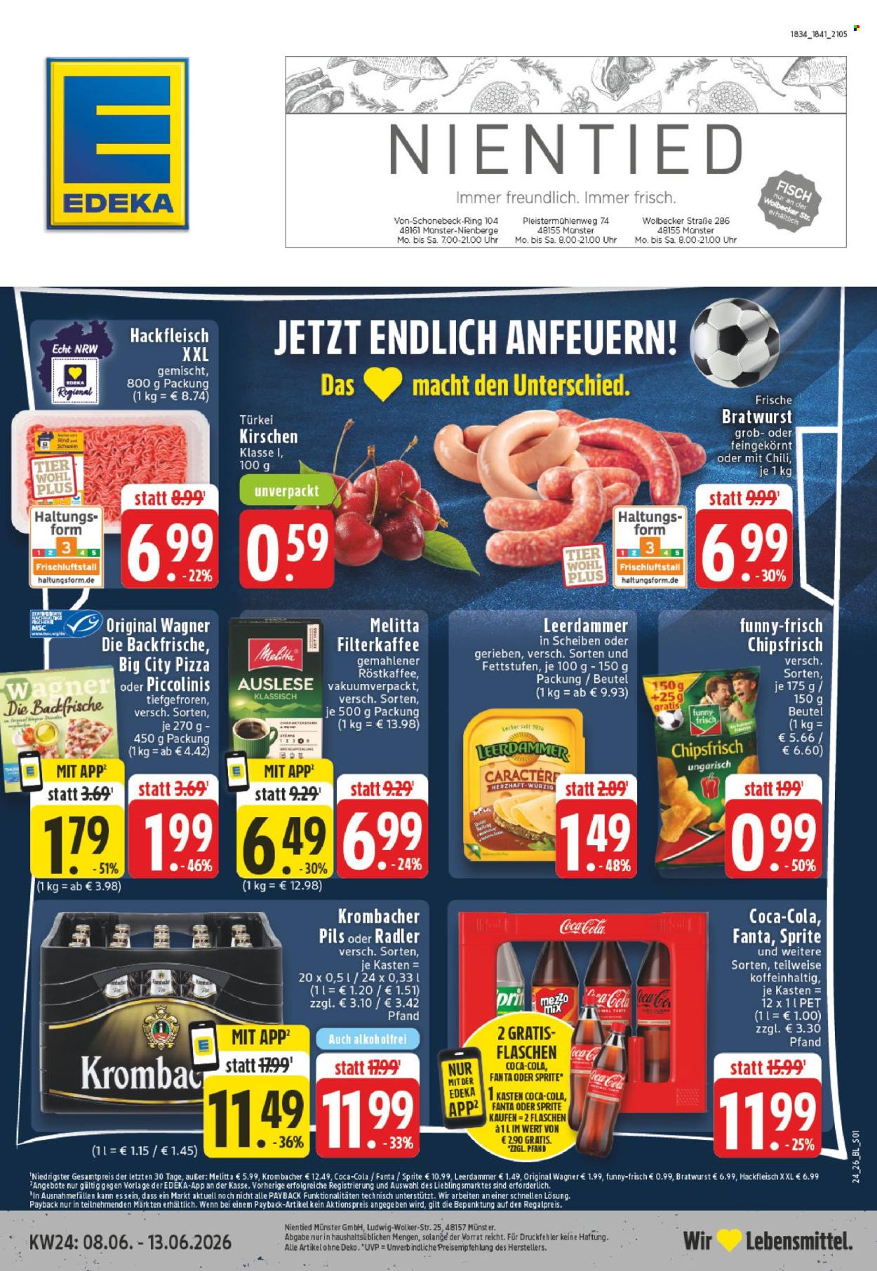 Leták Edeka - 8.6.2026 - 13.6.2026. Strana 1