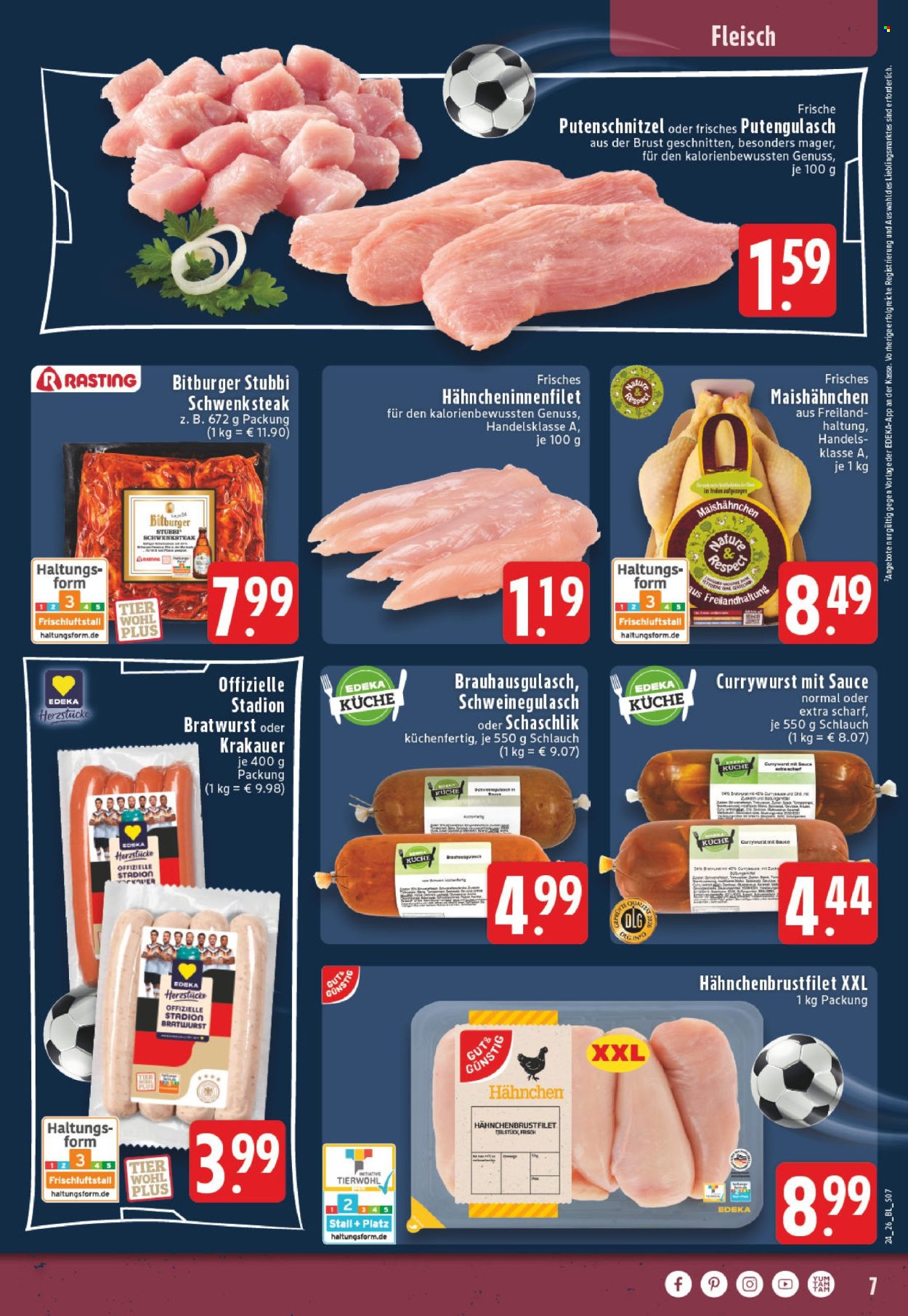 Leták Edeka - 8.6.2026 - 13.6.2026. Strana 7