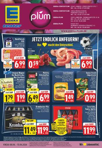 Prospekte Edeka - 8.06.2026 - 13.06.2026.