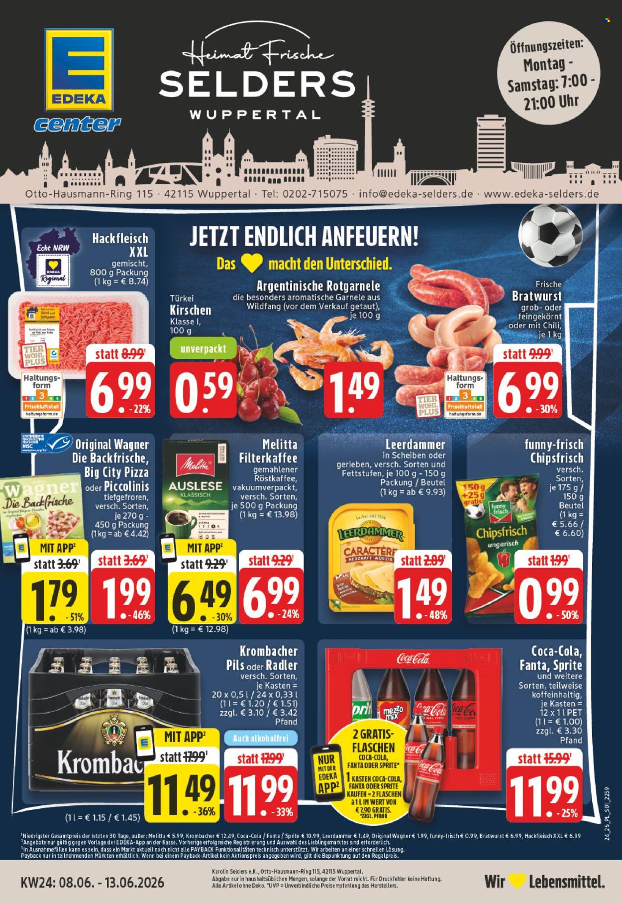 Leták Edeka - 8.6.2026 - 13.6.2026. Strana 1