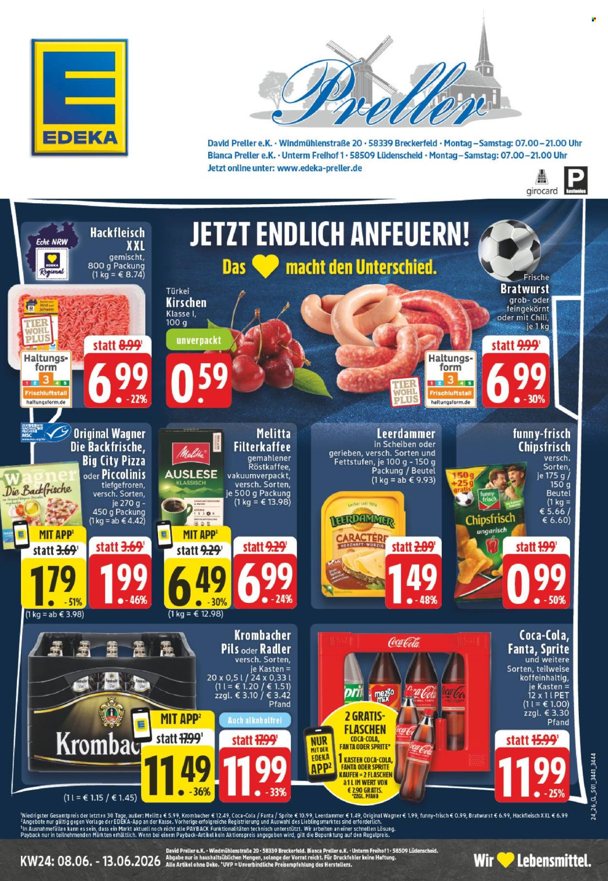 Leták Edeka - 8.6.2026 - 13.6.2026. Strana 1