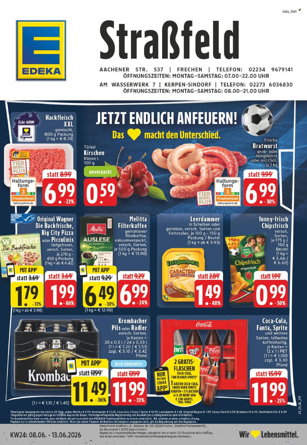 Leták Edeka - 8.6.2026 - 13.6.2026. Strana 1