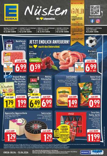 Leták Edeka - 8.6.2026 - 13.6.2026.