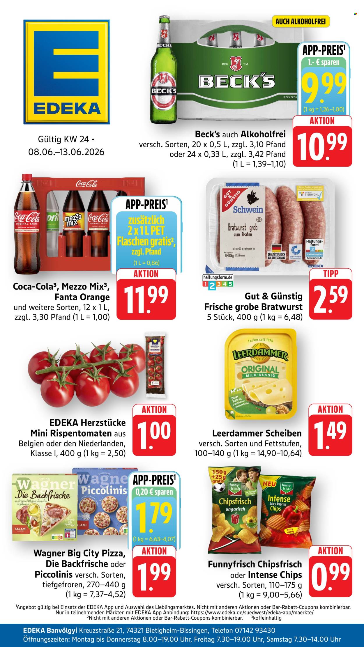 Leták Edeka - 8.6.2026 - 13.6.2026. Strana 1