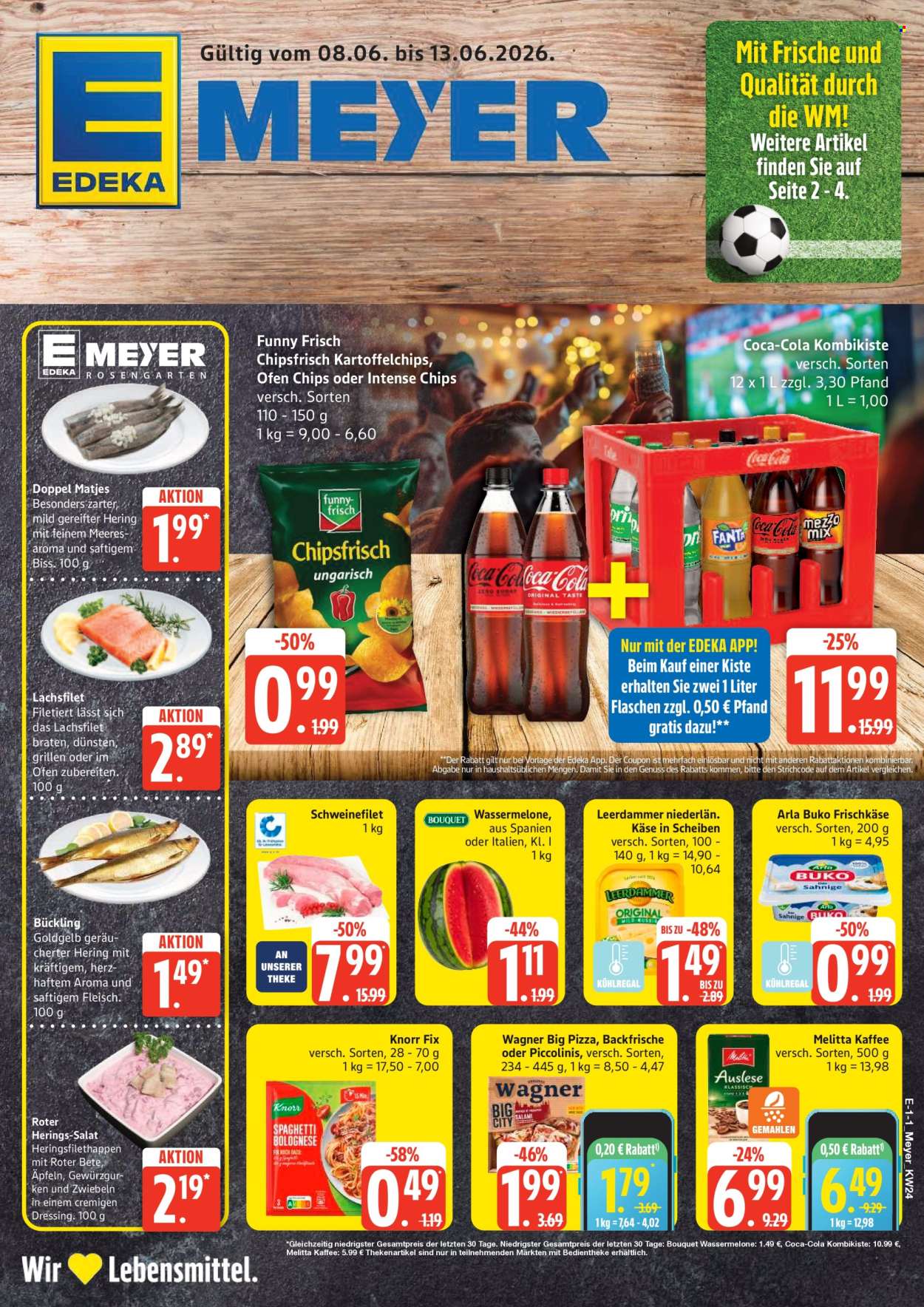 Leták Edeka - 8.6.2026 - 13.6.2026. Strana 1