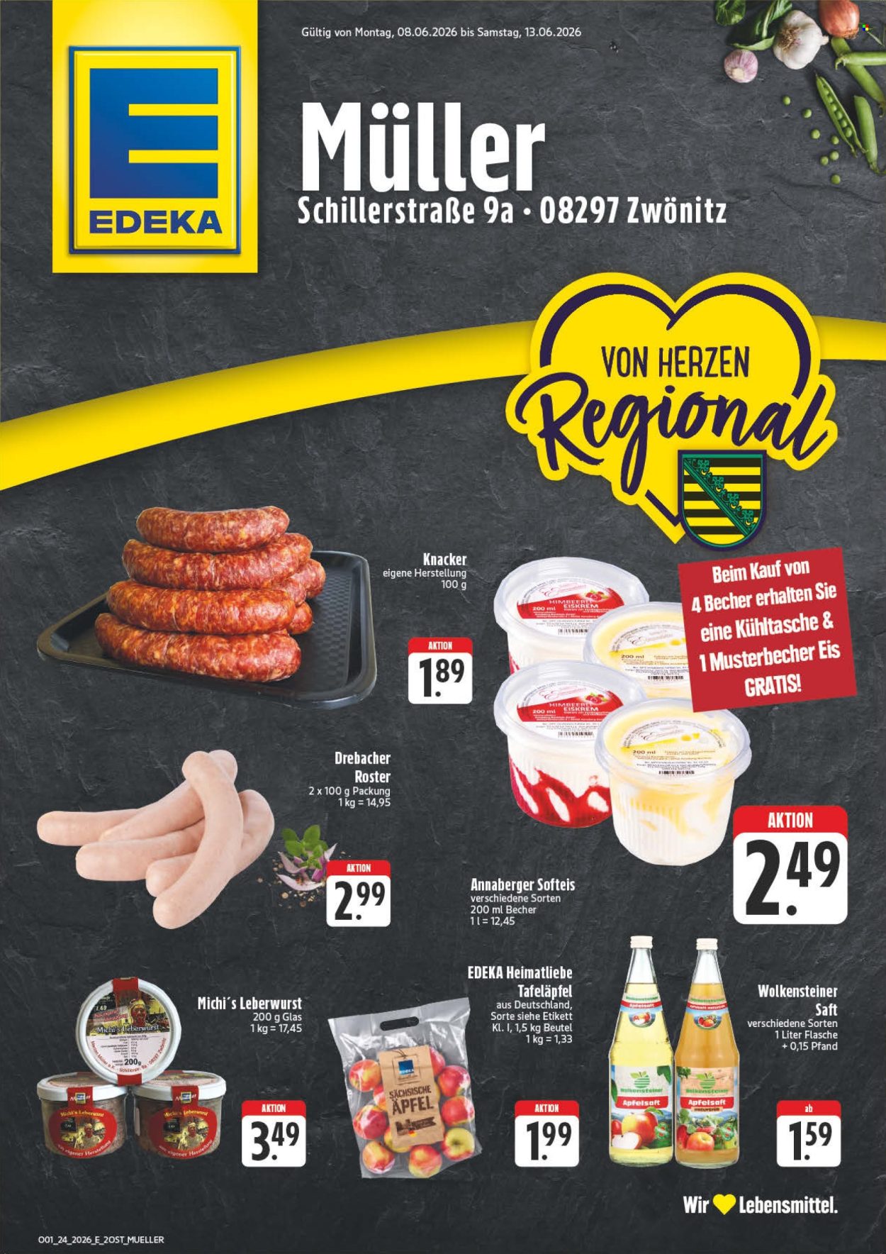 Leták Edeka - 8.6.2026 - 13.6.2026. Strana 2