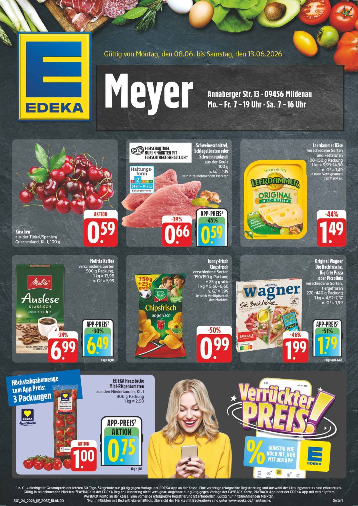 Leták Edeka - 8.6.2026 - 13.6.2026. Strana 1