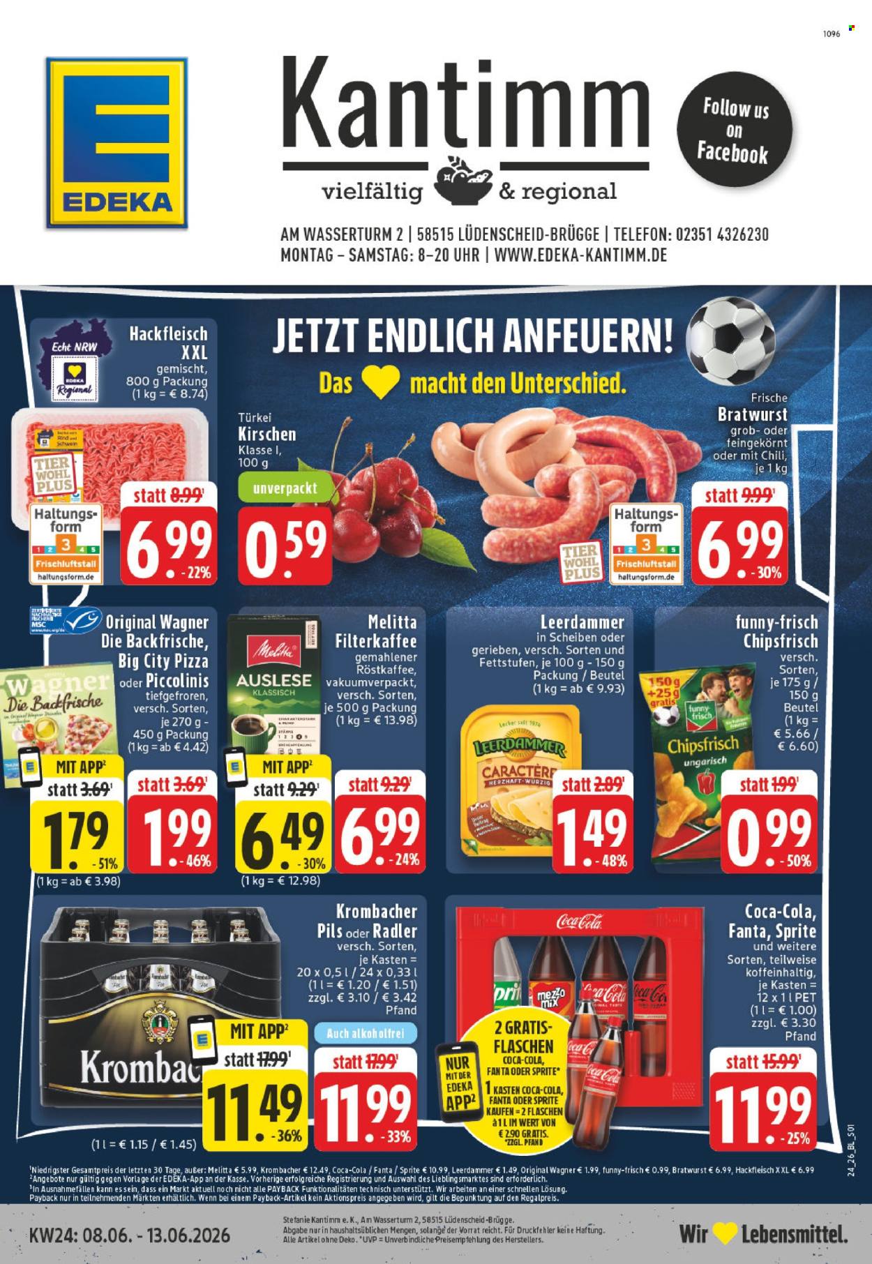 Leták Edeka - 8.6.2026 - 13.6.2026. Strana 1