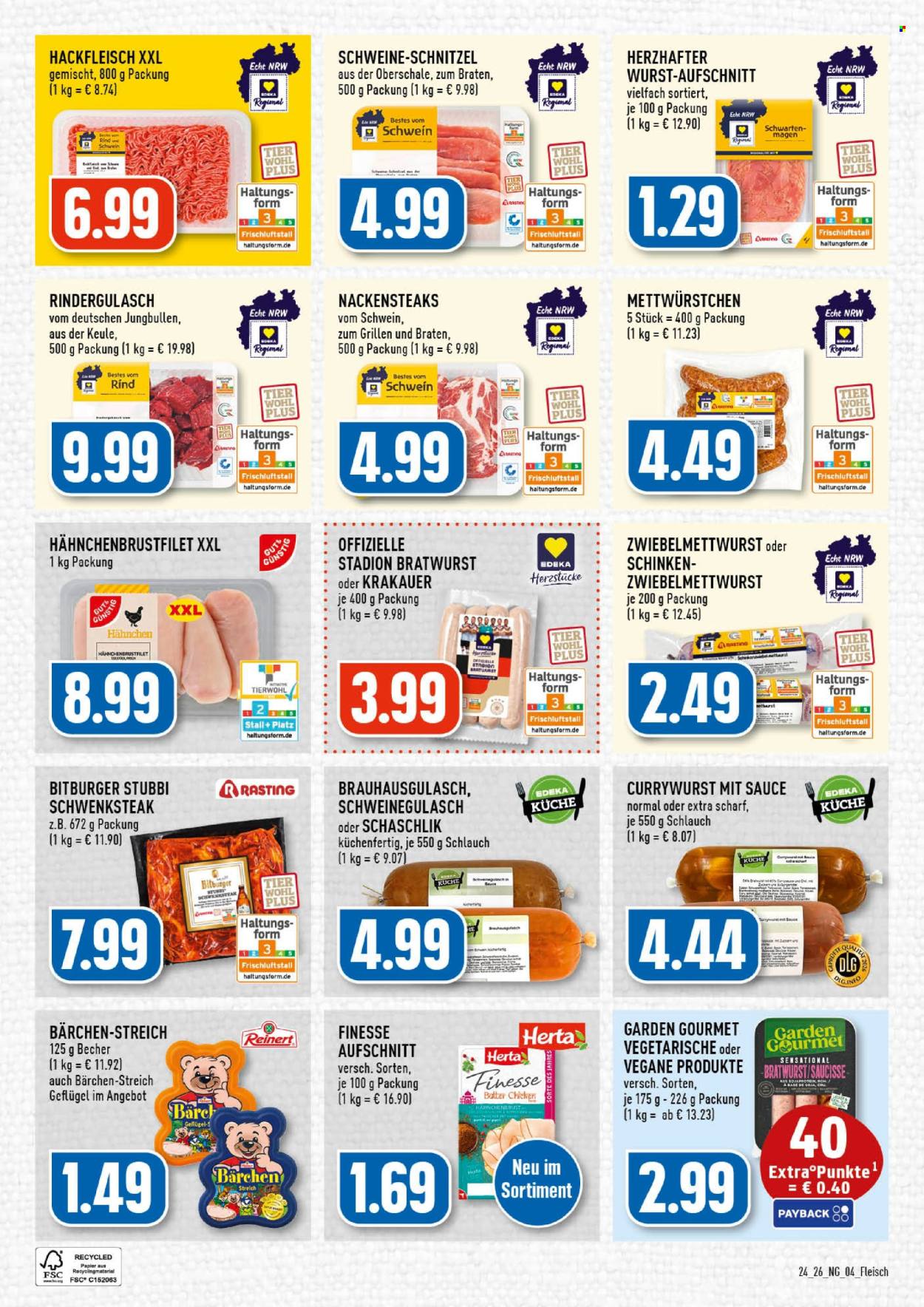 Leták Edeka - 8.6.2026 - 13.6.2026. Strana 4