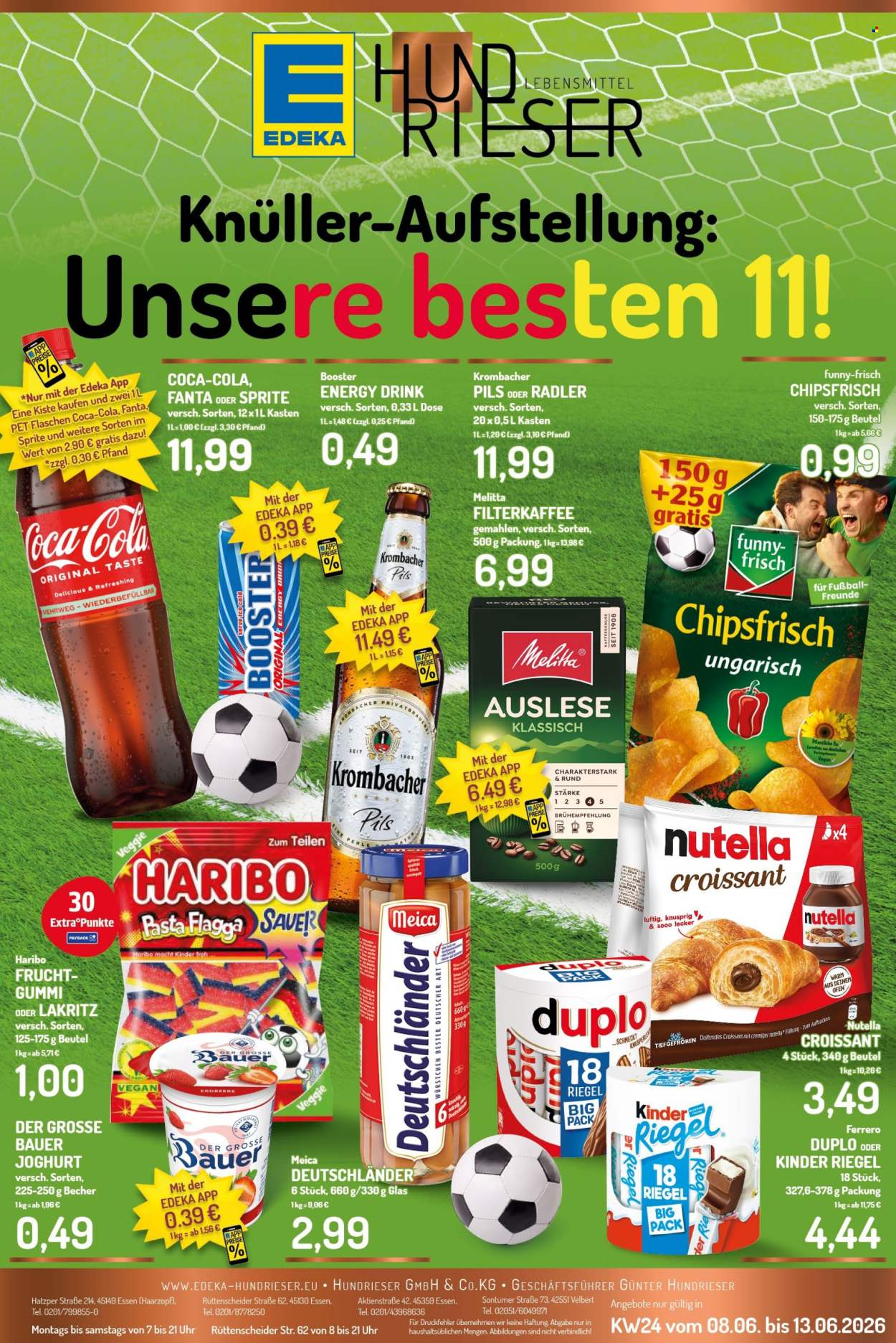 Edeka Prospekte  - 8.06.2026 - 13.06.2026. Seite 1