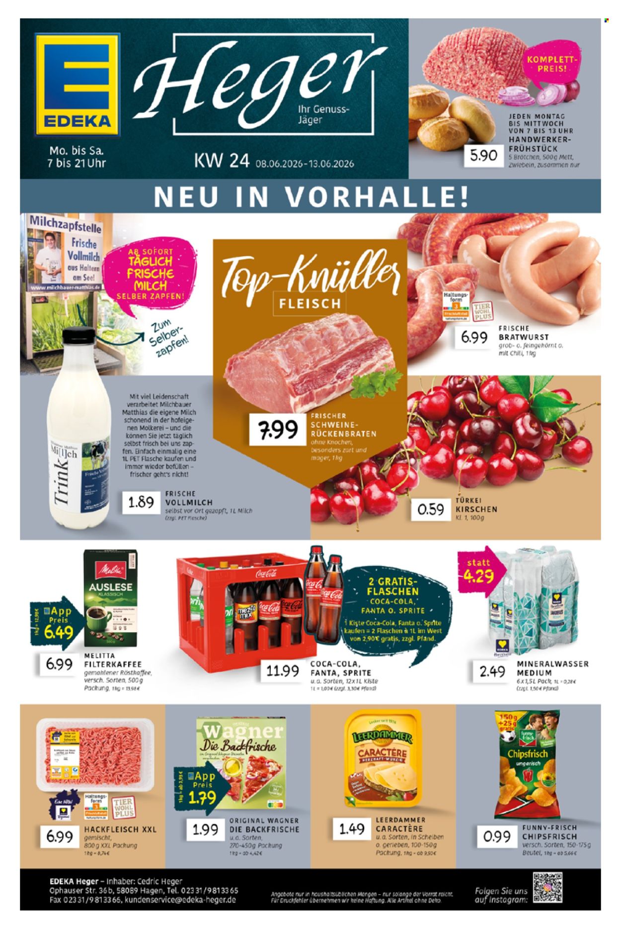 Leták Edeka - 8.6.2026 - 13.6.2026. Strana 1