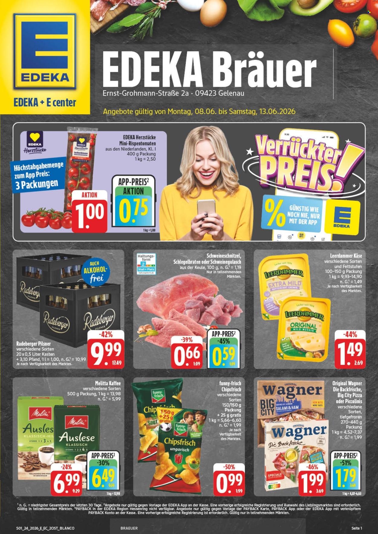 Leták Edeka - 8.6.2026 - 13.6.2026. Strana 1