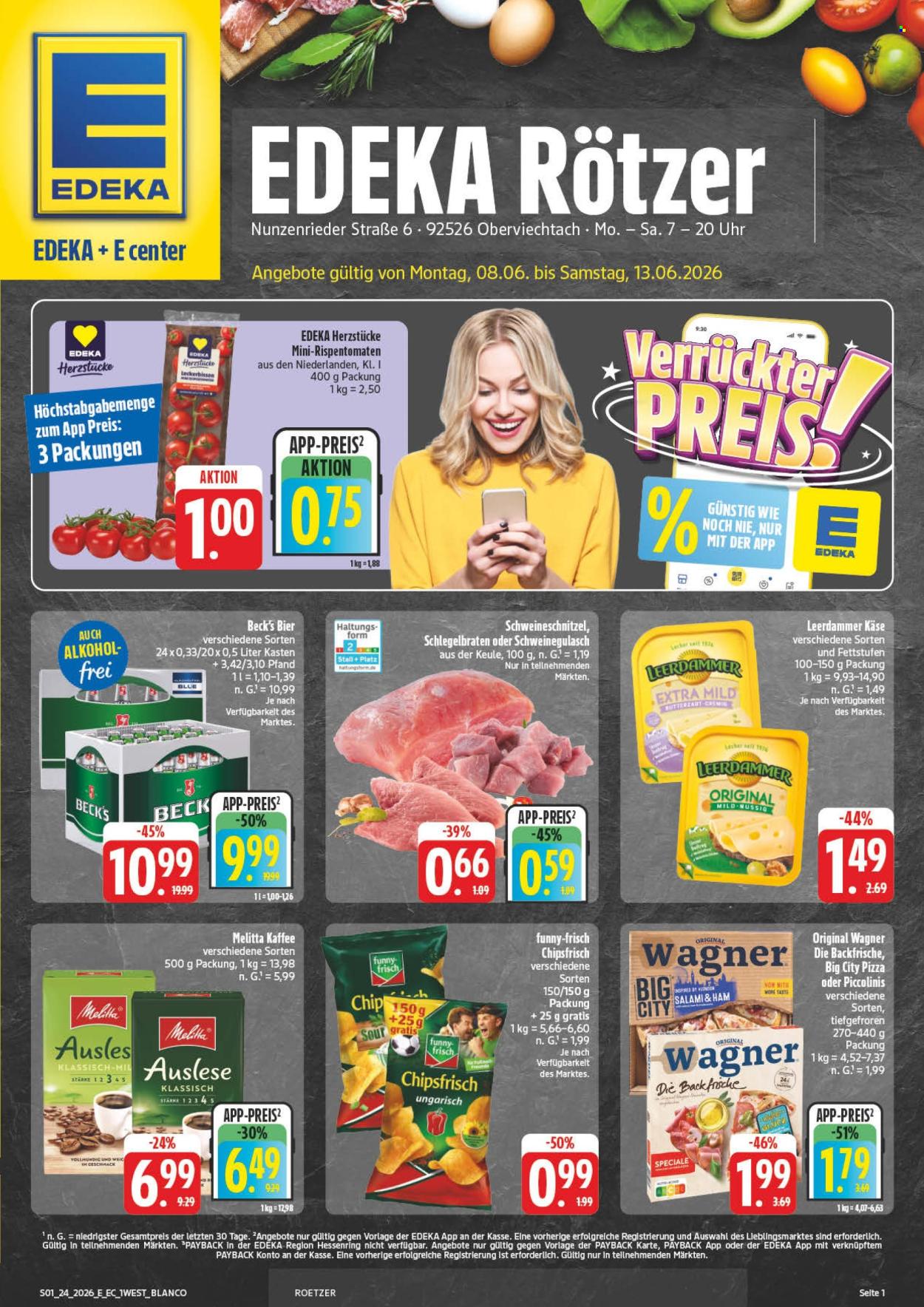 Leták Edeka - 8.6.2026 - 13.6.2026. Strana 1