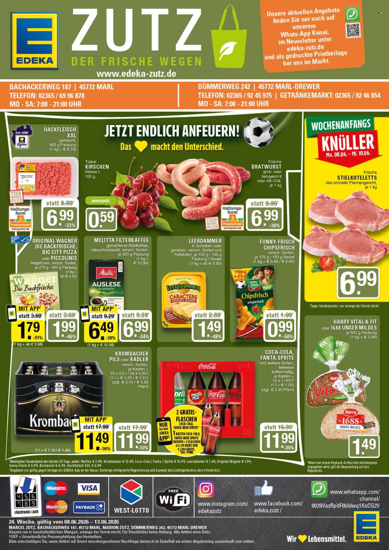 Leták Edeka - 8.6.2026 - 13.6.2026. Strana 1