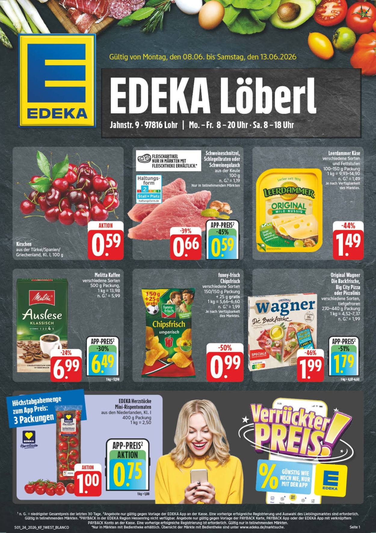 Leták Edeka - 8.6.2026 - 13.6.2026. Strana 1