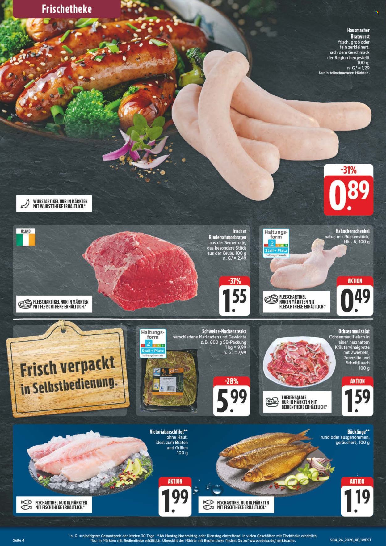 Leták Edeka - 8.6.2026 - 13.6.2026. Strana 4