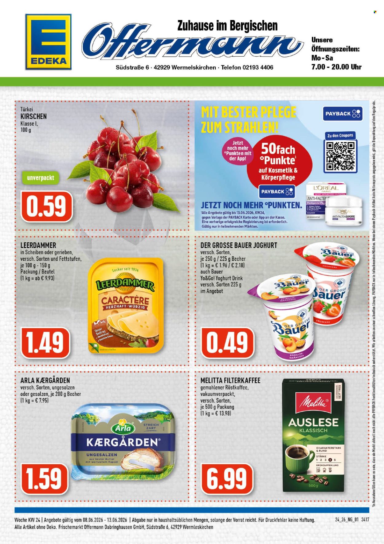 Leták Edeka - 8.6.2026 - 13.6.2026. Strana 1