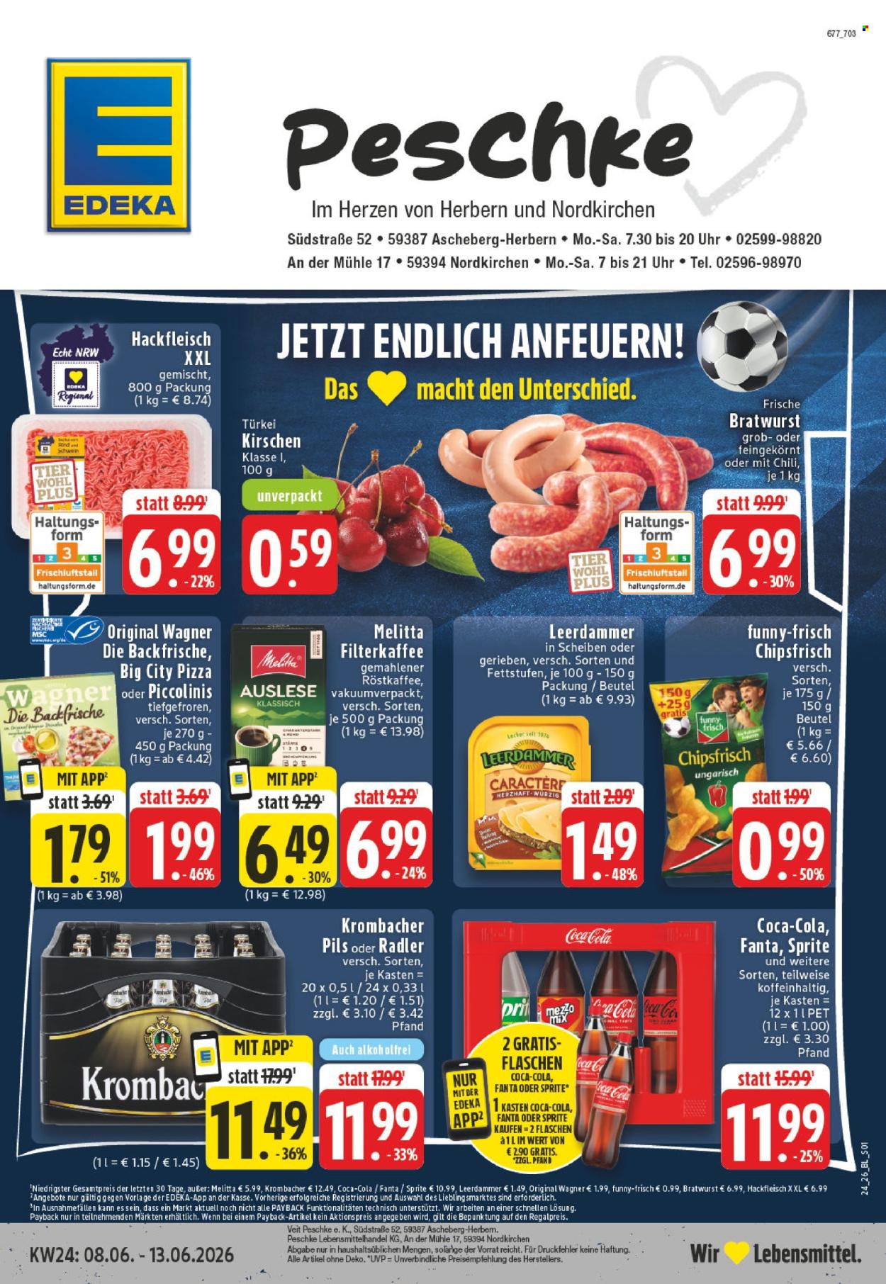 Leták Edeka - 8.6.2026 - 13.6.2026. Strana 1