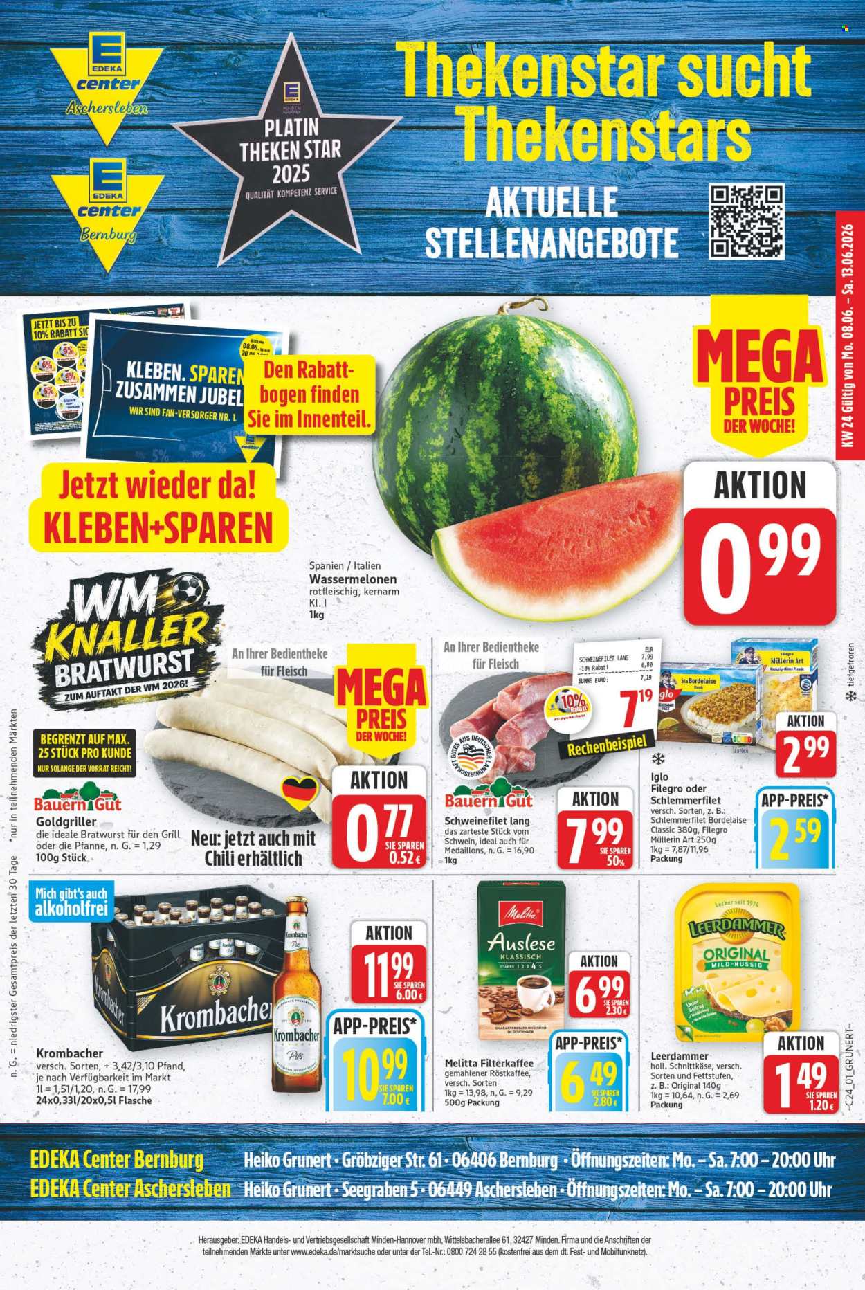 Leták E center - 8.6.2026 - 13.6.2026. Strana 1