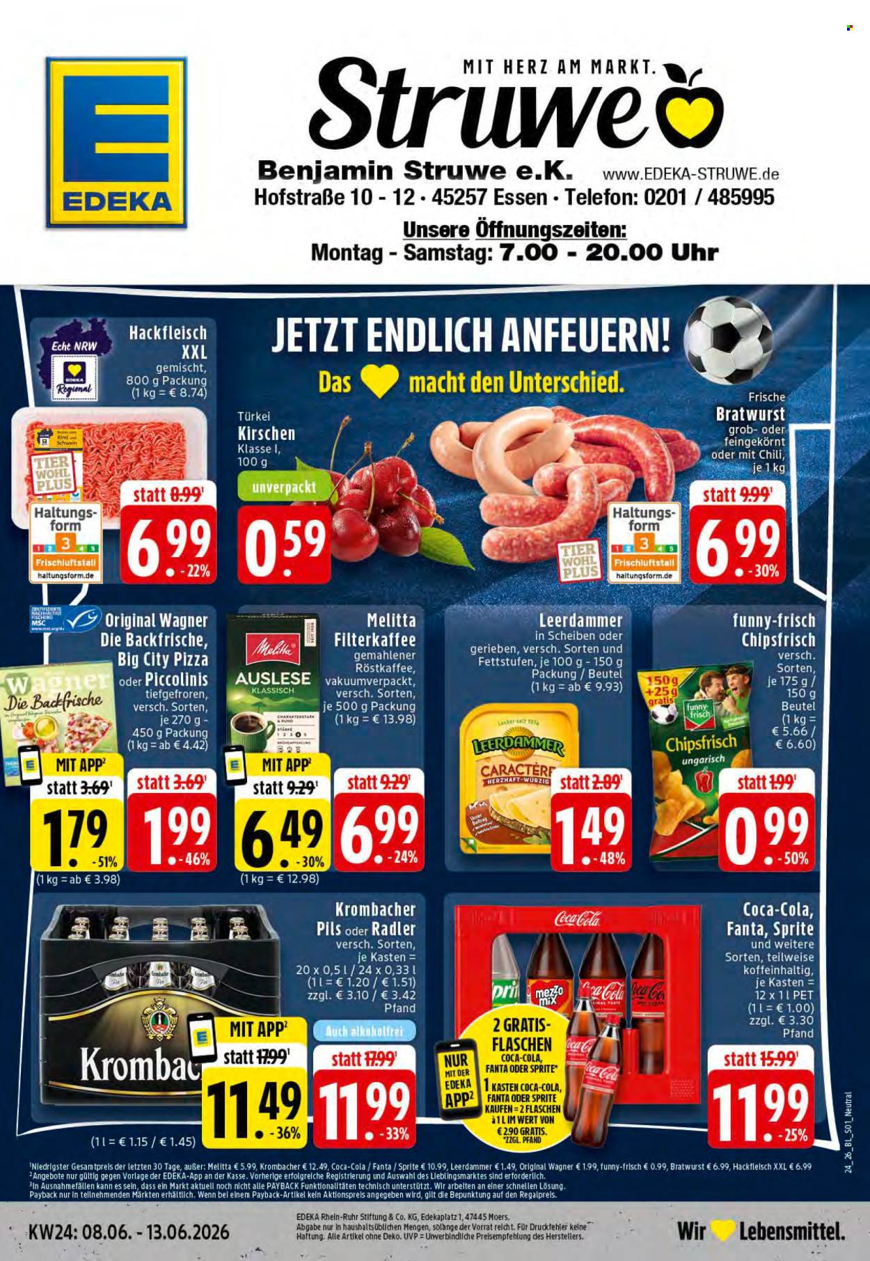 Leták Edeka - 8.6.2026 - 13.6.2026. Strana 1