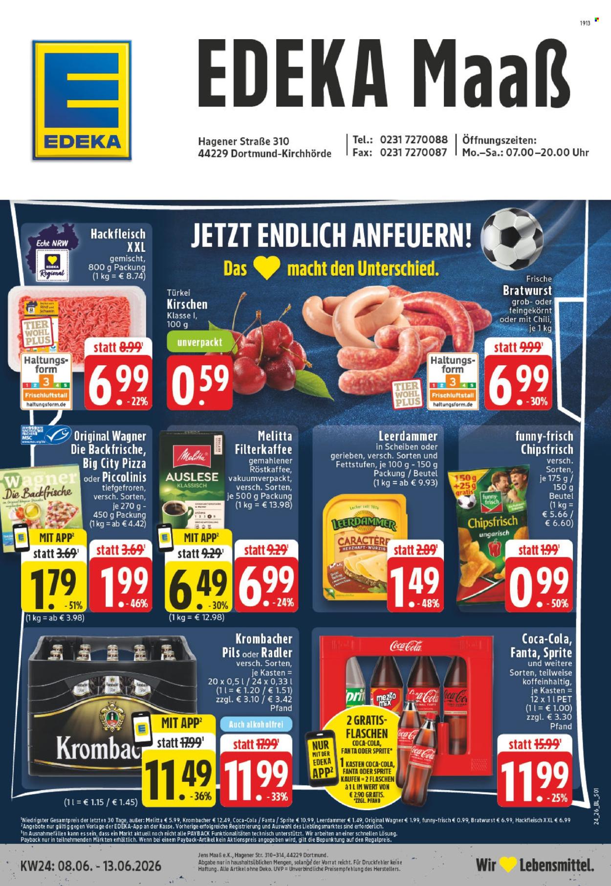 Leták Edeka - 8.6.2026 - 13.6.2026. Strana 1