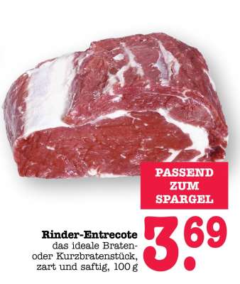Rinder-Entrecôte