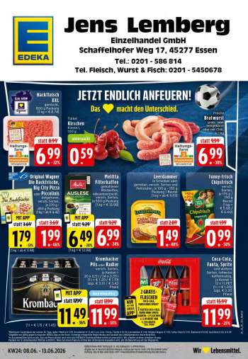 Prospekte Edeka - 8.06.2026 - 13.06.2026.