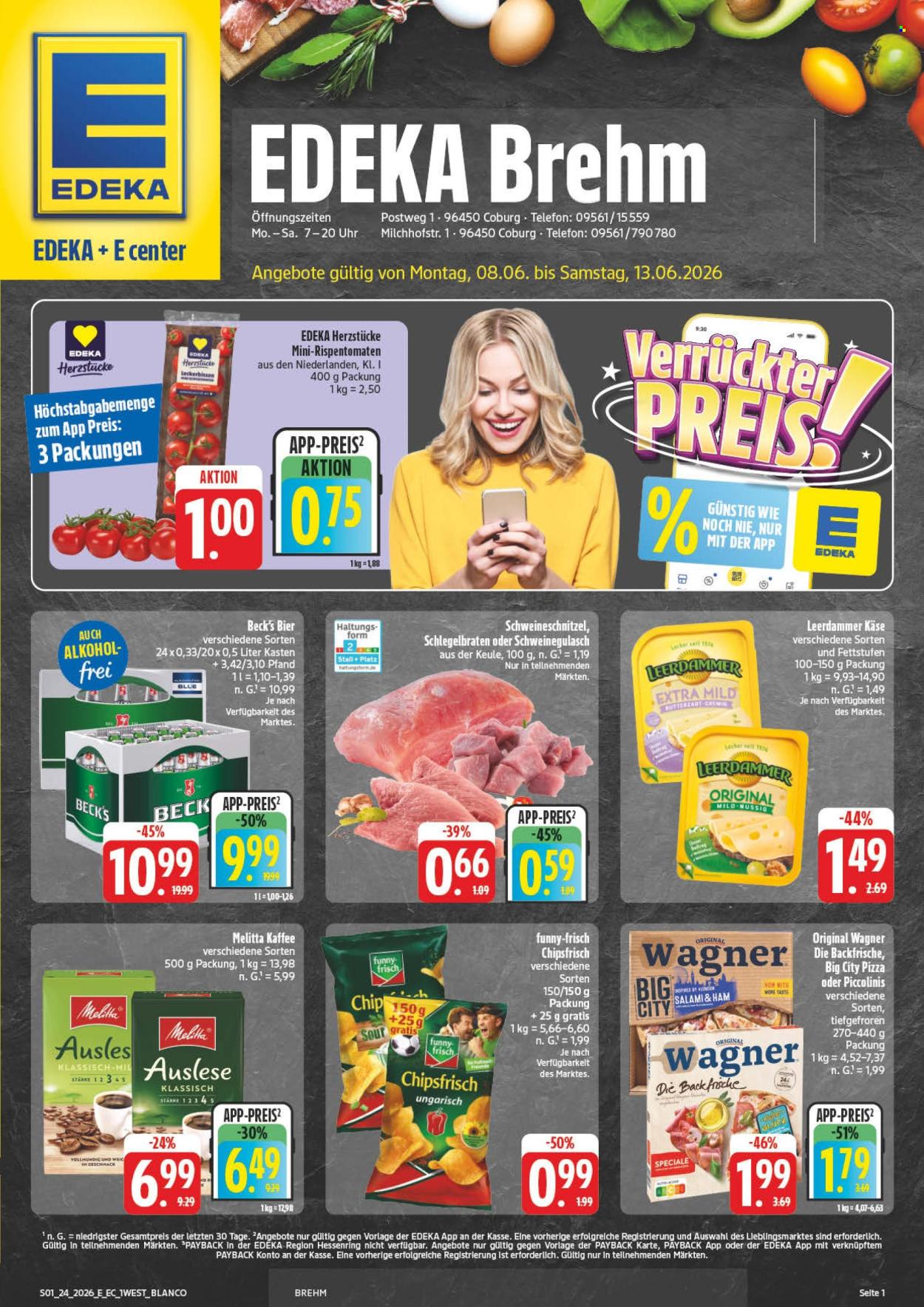 Leták Edeka - 8.6.2026 - 13.6.2026. Strana 1