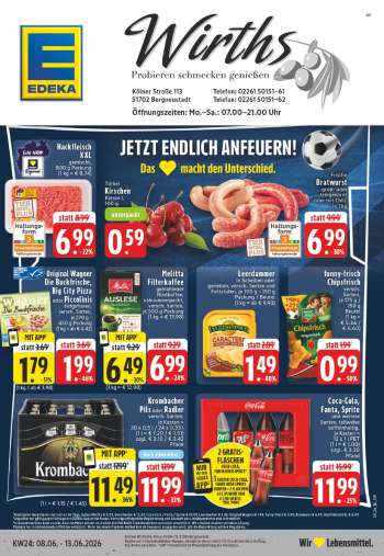 Prospekte Edeka - 8.06.2026 - 13.06.2026.