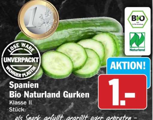 Spanien Bio Naturland Gurken