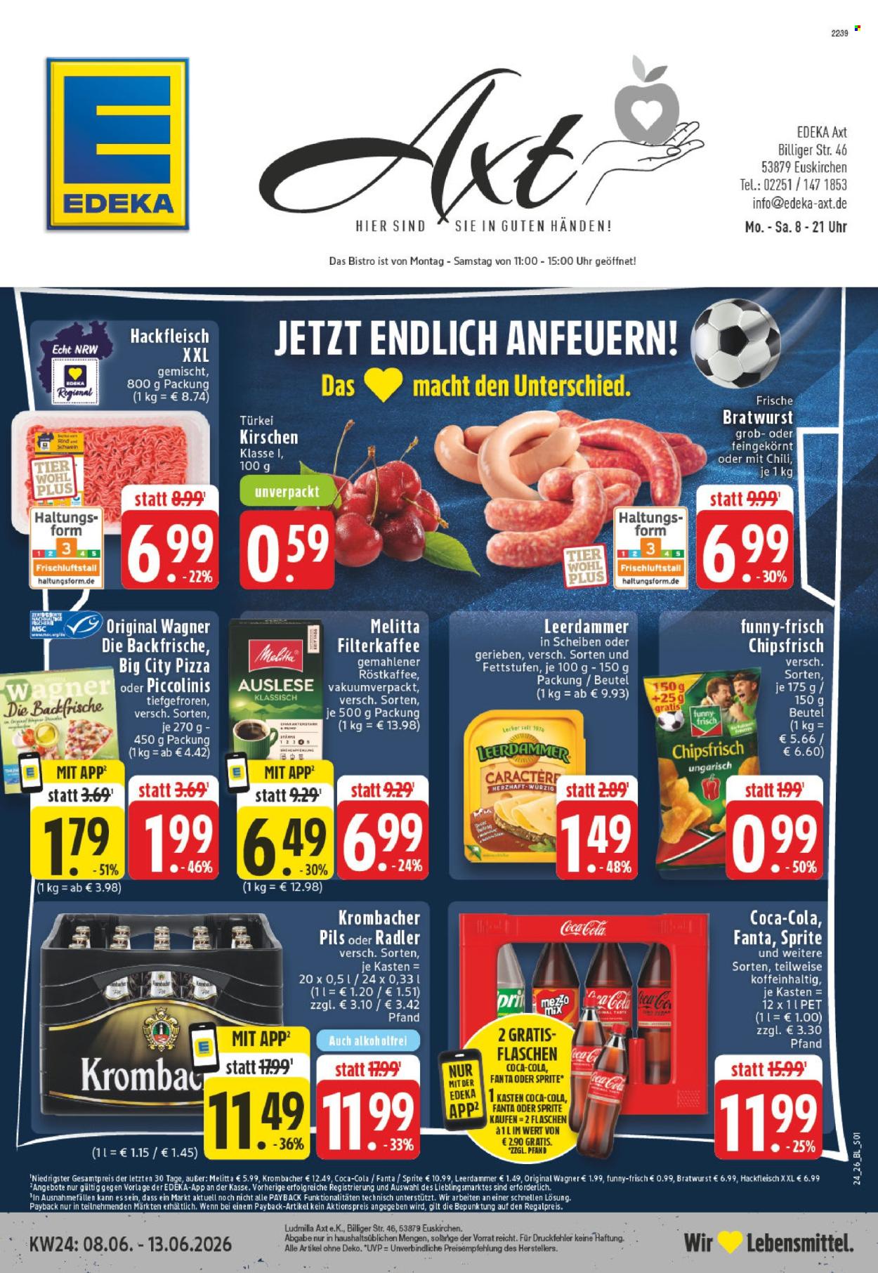 Leták Edeka - 8.6.2026 - 13.6.2026. Strana 1