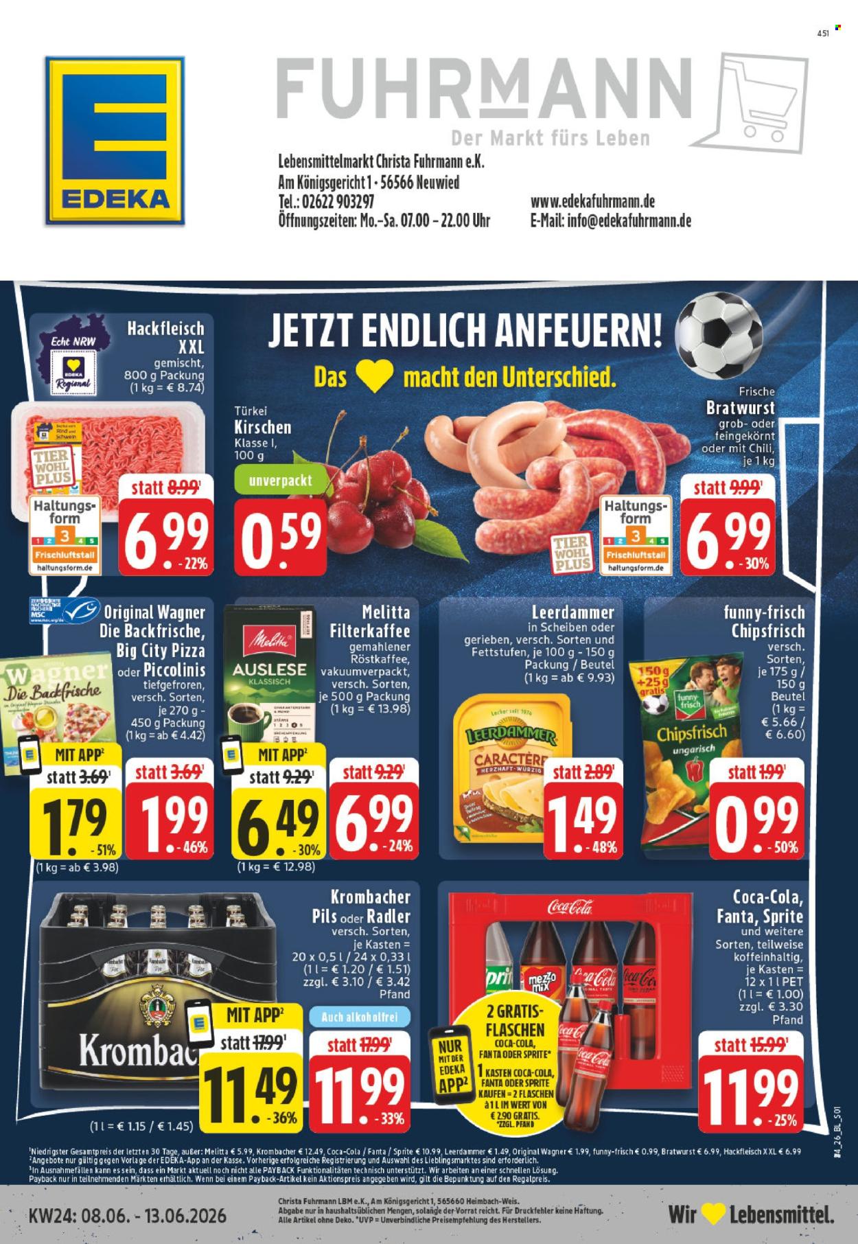 Leták Edeka - 8.6.2026 - 13.6.2026. Strana 1