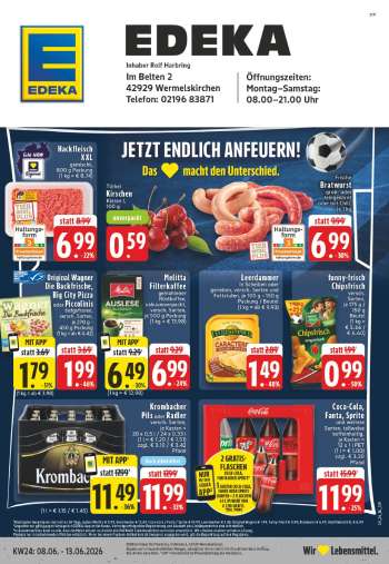 Prospekte Edeka - 8.06.2026 - 13.06.2026.