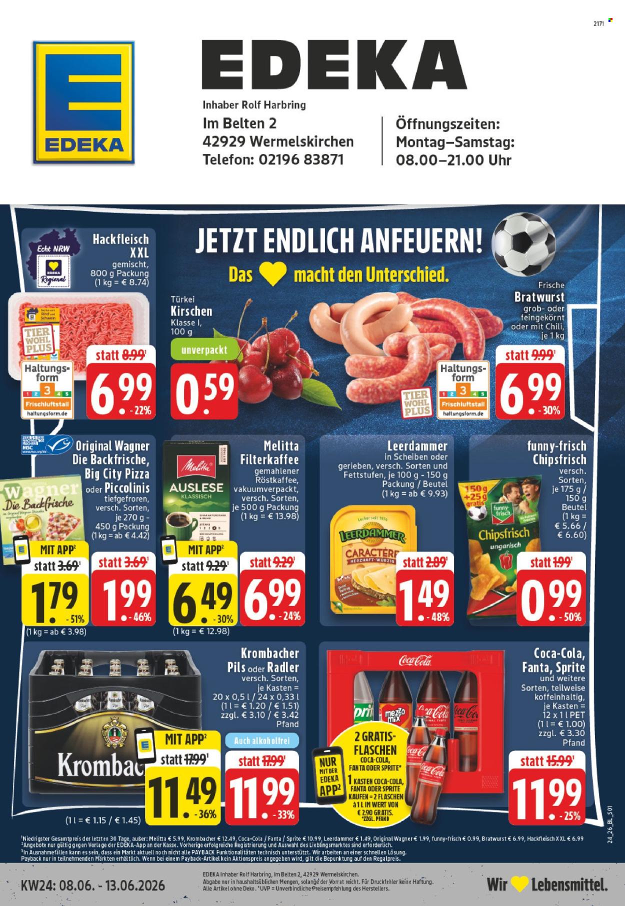 Leták Edeka - 8.6.2026 - 13.6.2026. Strana 1