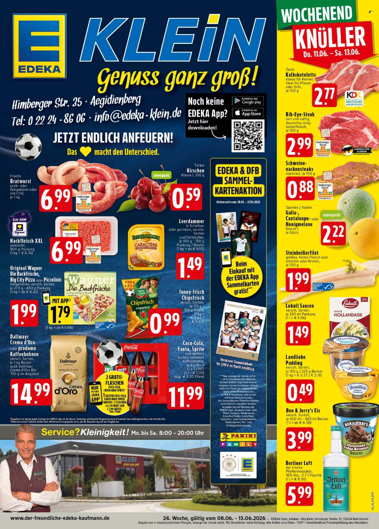 Leták Edeka - 8.6.2026 - 13.6.2026. Strana 1