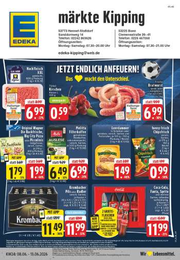 Prospekte Edeka - 8.06.2026 - 13.06.2026.