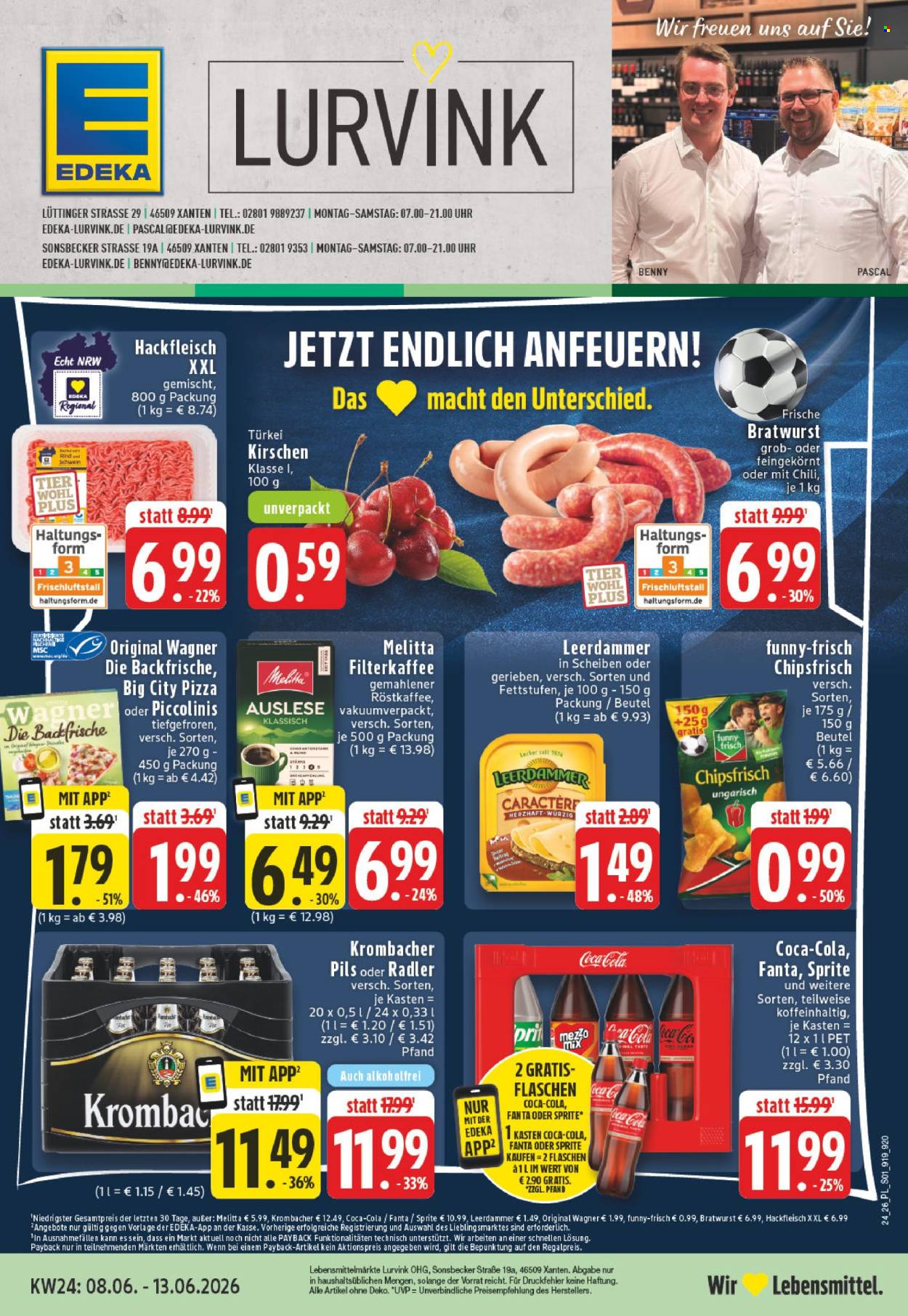 Leták Edeka - 8.6.2026 - 13.6.2026. Strana 1