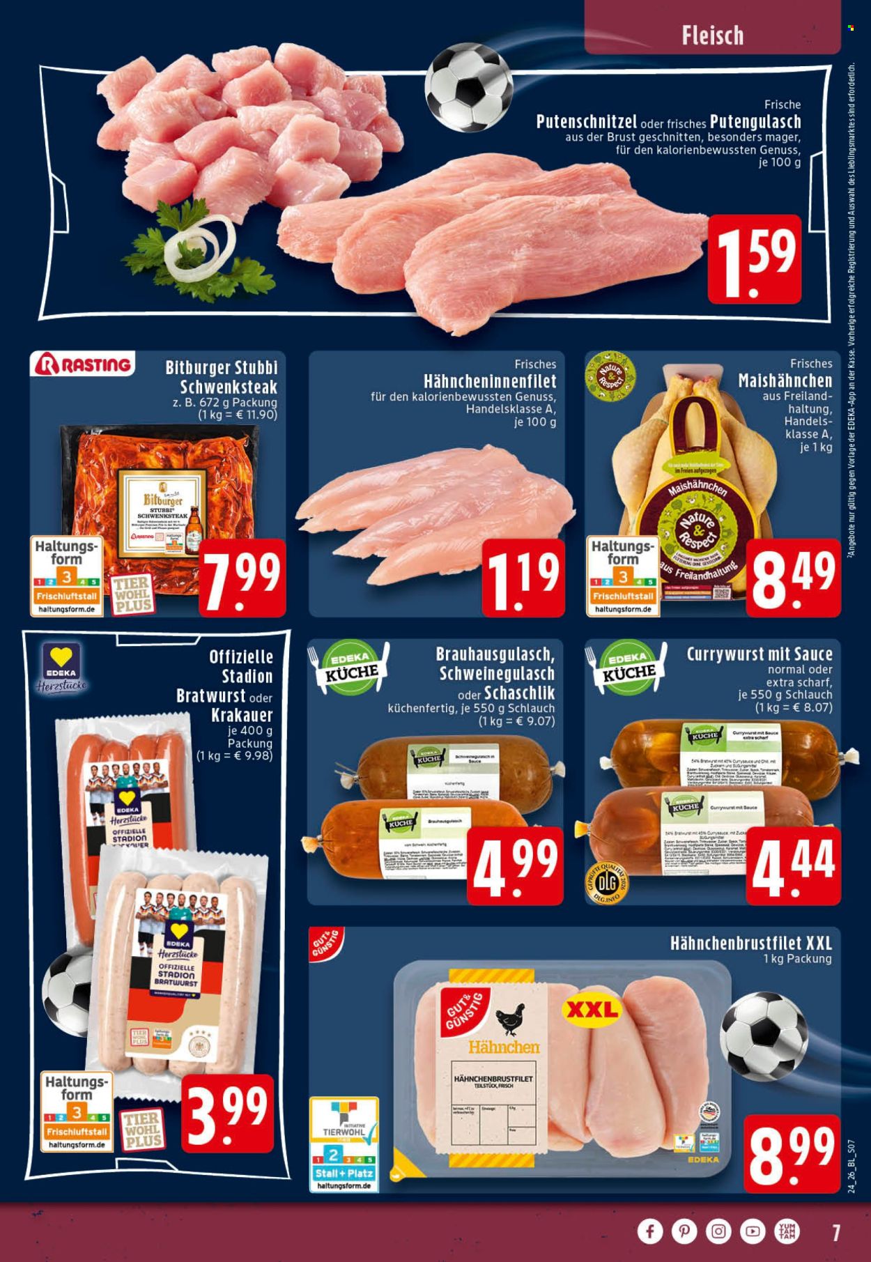 Leták Edeka - 8.6.2026 - 13.6.2026. Strana 7