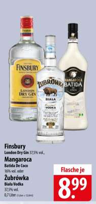 Finsbury, Mangaroca, Żubrówka