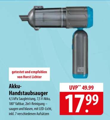 Akku-Handstaubsauger