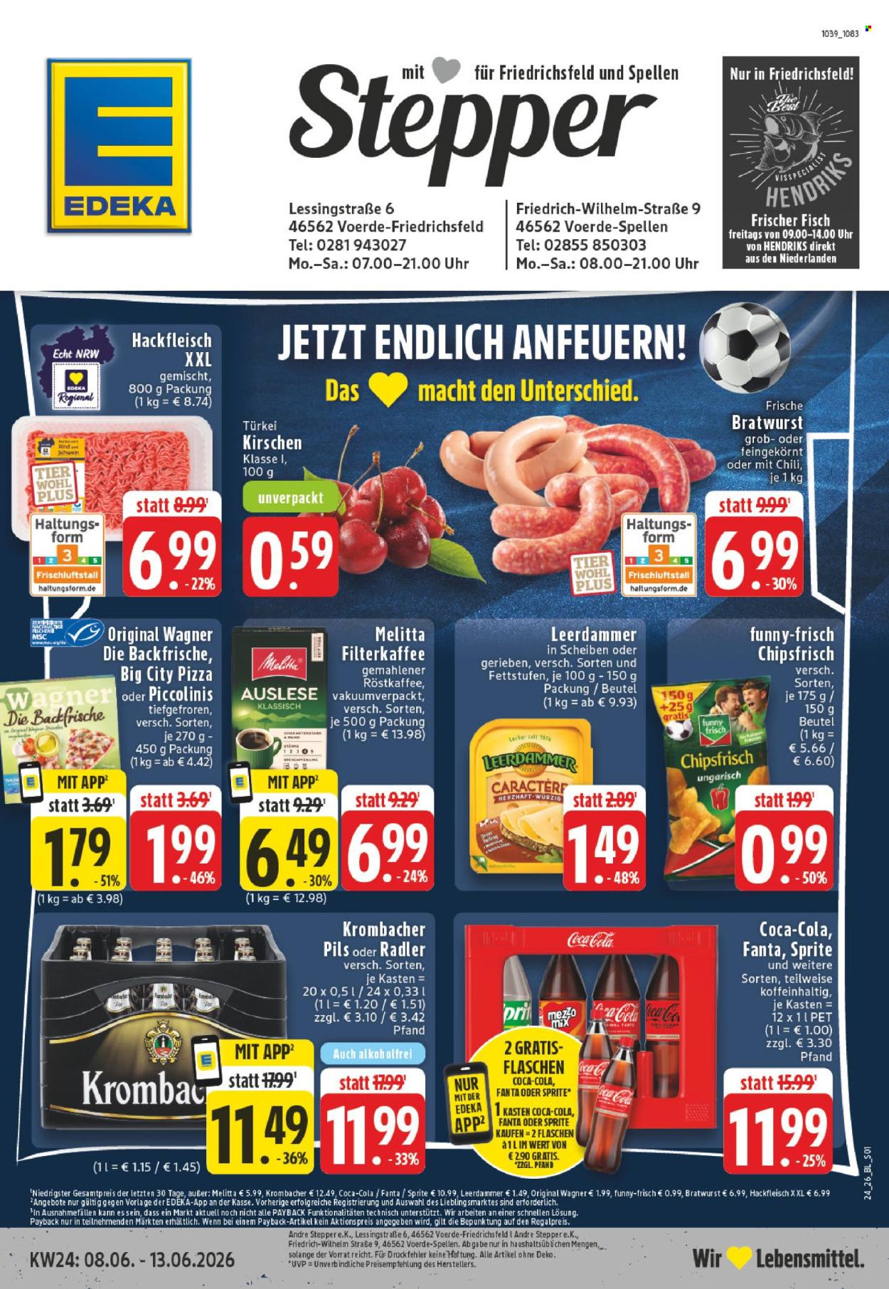 Leták Edeka - 8.6.2026 - 13.6.2026. Strana 1