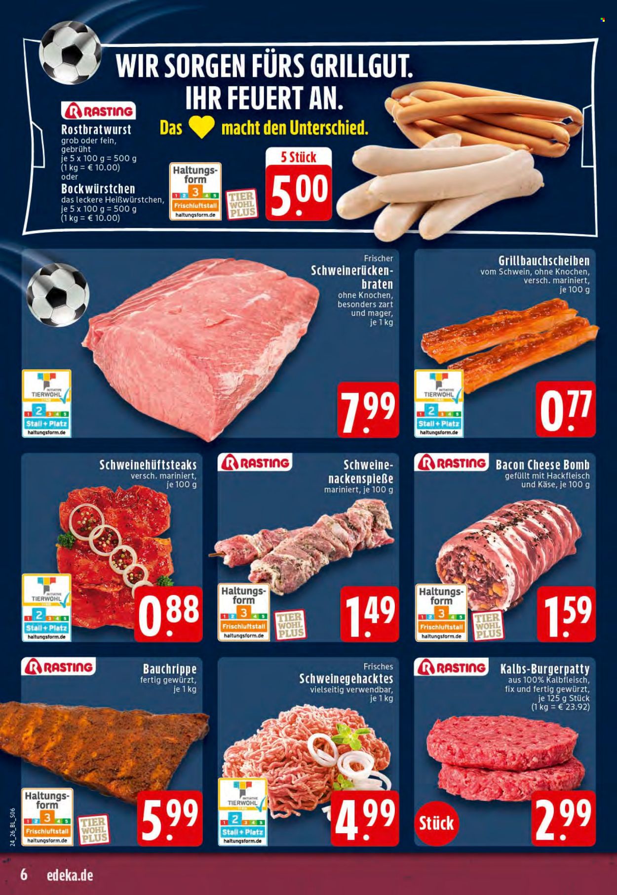 Leták Edeka - 8.6.2026 - 13.6.2026. Strana 6