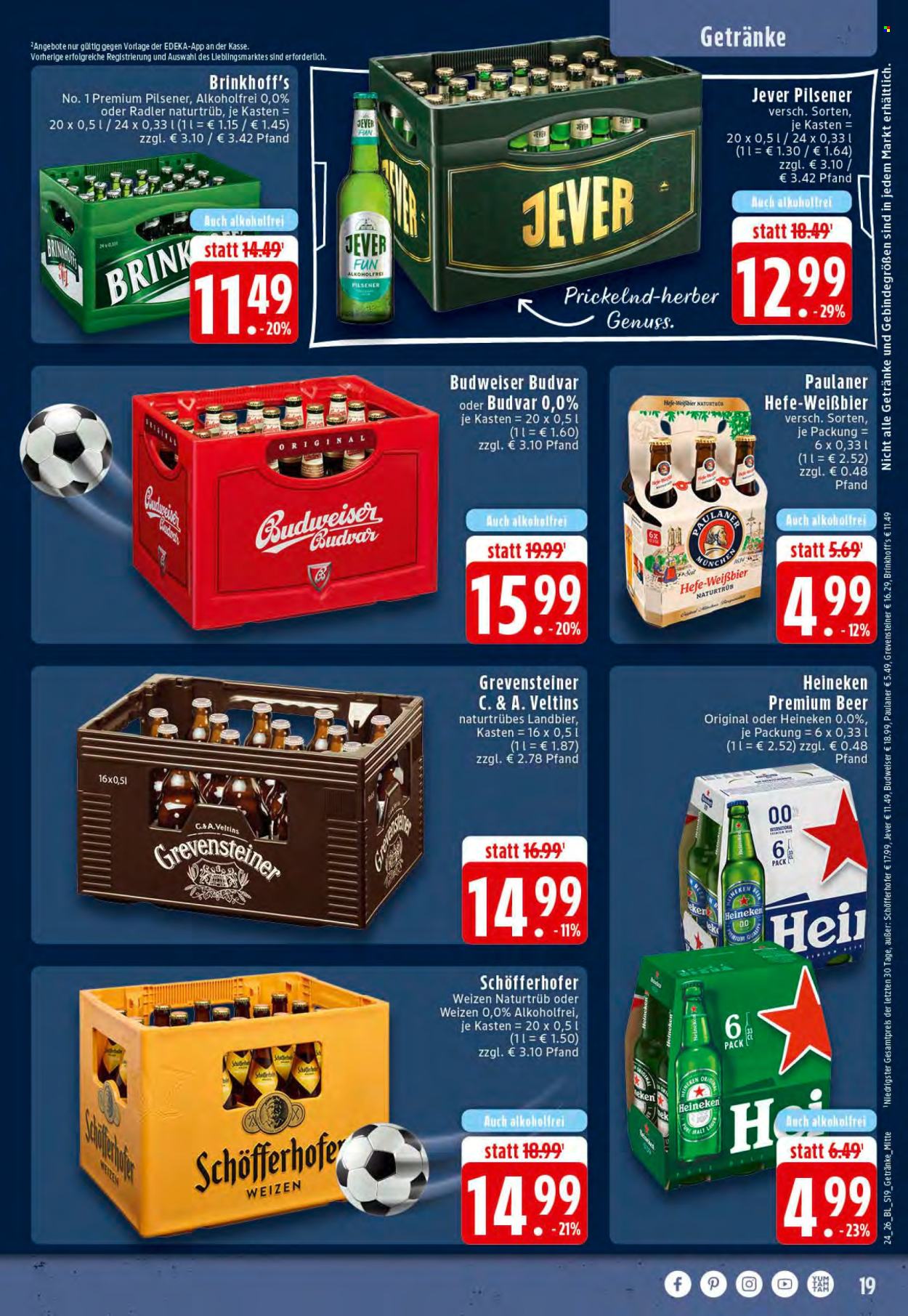 Leták Edeka - 8.6.2026 - 13.6.2026. Strana 19