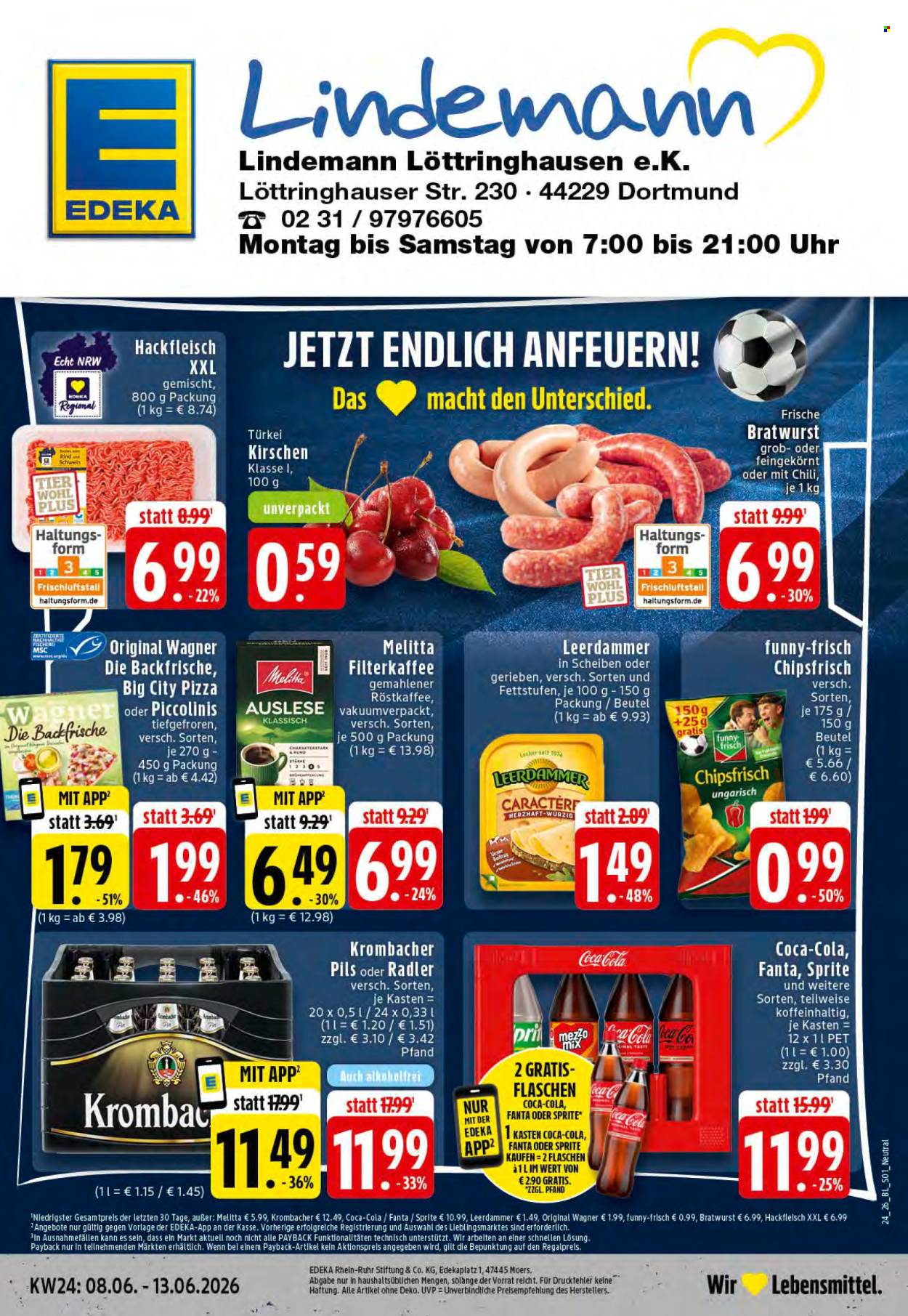 Leták Edeka - 8.6.2026 - 13.6.2026. Strana 1